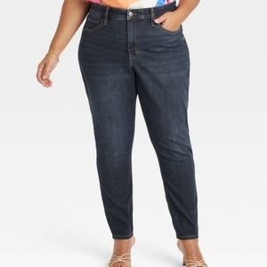 Ava & Viv Dark Wash Skinny Jeans Size 20